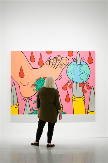 10K views · 64 reactions | In the summer of 1984, Keith Haring worked...