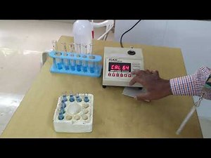 Estimation of protein - Lowry method