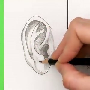 644K views · 1.6K reactions | La technique la plus simple pour dessiner une oreille ‍ Echangez avec d'autres passionnés de dessin sur notre groupe @Art Room | Art Room | Facebook