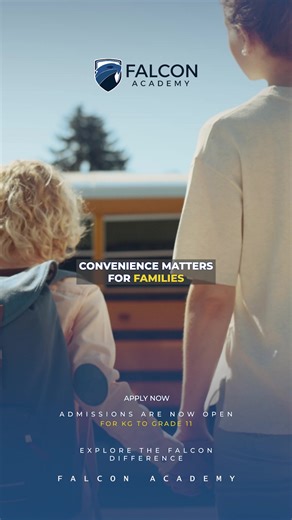 At Falcon Academy, transportation is one less thing for families to worry about. Our complimentary shuttle service connects the Ashburn and Chantilly campuses, providing a safe, reliable, and convenient solution that makes daily routines easier and ensures a smooth learning journey for our students. Admissions are now open for 2026-2027 🦅 Learn more at falconacademy.org