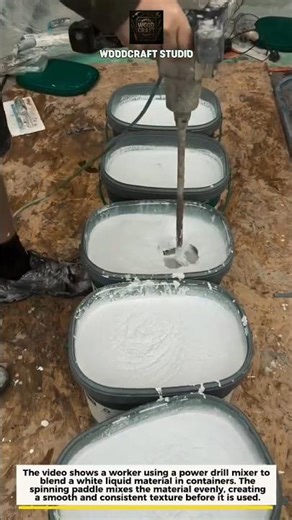 Efficient Drill Mixer for Smooth Material Mixing #tools #construction #diy