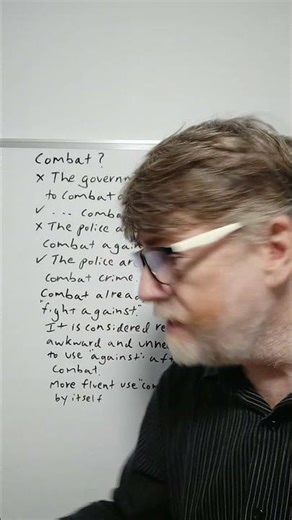 Do You Make this Common Error with the Word Combat? Many Do - English Tutor Nick P