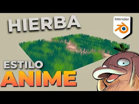 Anime Style Grass Tutorial in Blender 🌾✨ | Easy and Quick!