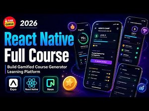 Build AI Course Generator App (Gamified) | React Native + Expo + Neon DB (Free)
