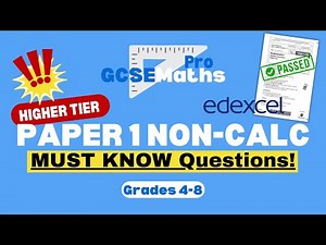 MOST REPEATED NON-CALCULATOR EDEXCEL PREDICTED EXAM QUESTIONS | GCSE Maths Pro