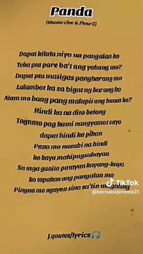 Panda Lyrics Video by Skusta Clee and Flow G