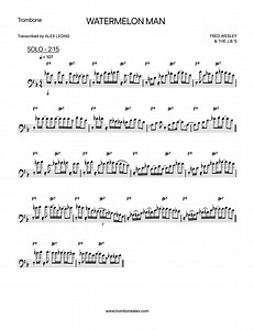 "Watermelon Man" - Fred Wesley | trombone.alex