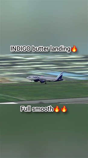 Indigo full smooth landing🔥🥀real flight simulator✈️#captain_a380