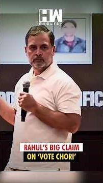 #Shorts | Rahul Gandhi alleges bulk voters registered at single addresses, targets ECI