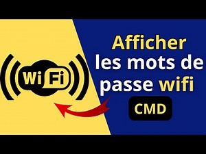 Afficher les mots de passe wifi connu via CMD sous windows