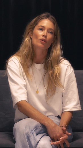 Doutzen Kroes Delights at Victoria's Secret Show