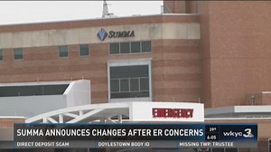 Summa announces changes after ER transition concerns