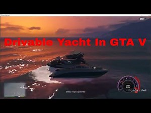 How To Install A Drivable Yacht In GTA V (Sea Ray 650 Fly Very Cool Yacht)