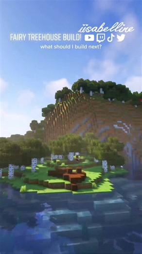 Fairy Treehouse Minecraft Build Tutorial