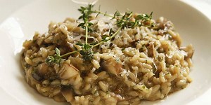 Perfect Mushroom Risotto with arborio rice. Get recipe at www.recipe30.com | Recipe30