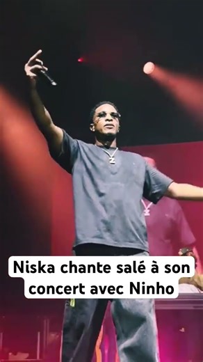 Niska chante salé à son concert avec Ninho #cherifdurap #concert #niska #ninho