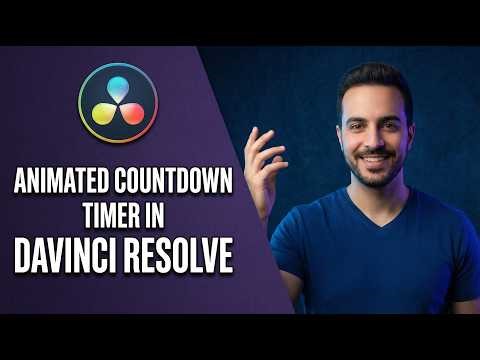 How To Create An Animated Countdown Timer In DaVinci Resolve 20 (2026 Easy Guide)