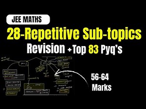 (50-60Marks) -These Topics l Revise Like Never Before🔥 -With Top Scorer | JEE 2026 | |#jee#revision