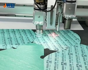 Are you a manufacturer of carpeting, mats, and other kinds of textiles? The BK03II-2516-RQ is the perfect machine to carry out and perform precision cutting for raw materials. It uses a high-frequency oscillating knife tool that is able to operate with speed and precision, paired together with a smart camera, it is able to efficiently optimize cutting paths to save as much material as possible. #JWEI #Cutting #Plotting #Automation #IoT | JWEI