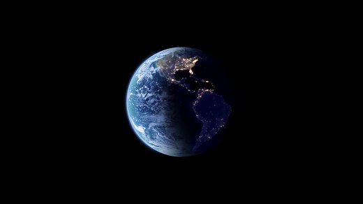 Planet Earth Half Night Half Day Live Wallpaper - MoeWalls