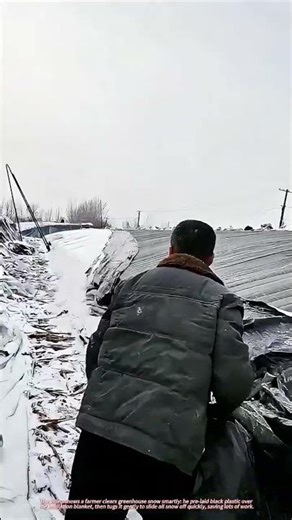 The Easiest Snow-Clearing Trick for Winter Greenhouses You’ve Never Seen