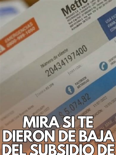 ¿Te dieron de baja del subsidio? Mirá cómo consultar tu estado en el RASE/SEF con tu DNI. Busca en Google TALO TE INFORMA TRAMITE SUBSIDIO Te dejo el link para consultar