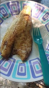 sea bass cooked on the Kelly kettle hobo stove