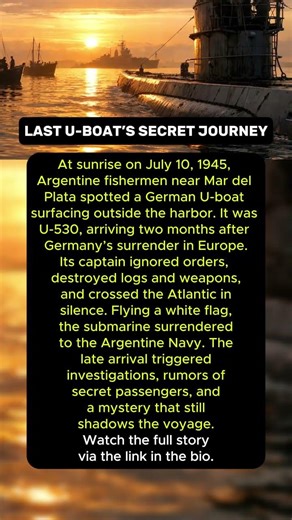 The Last U-Boat’s Secret Journey