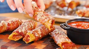 10K views · 225 reactions | RECIPE HERE: https://heygrillhey.com/smoked-shotgun-shells/ These smoked shotgun shells are a happy little appetizer that is so meaty and filling it could easily double as a main dish. Manicotti is stuffed with a spicy sausage mixture, wrapped in bacon, and cooked on the smoker for the best BBQ bite around. | Hey Grill, Hey by Susie Bulloch | Facebook