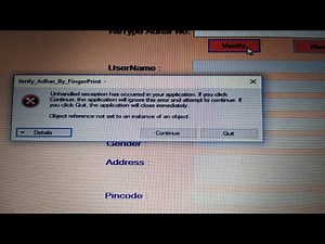 how to fix unhandled exception/object reference not set to an instance of an object.#viralvideo
