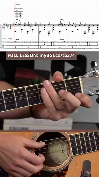 5.7K views · 137 reactions | Drop D is the easiest alternate tuning to learn. Just take the 6th string down a whole step from E to D. That makes it perfectly suited for alternating bass tunes in the Key of D. Like this Country Blues style number. Check out the full lesson at: https://mybgi.co/tb374 #countryblues #tuesdayblues #acousticblues | Blues Guitar Institute | Facebook