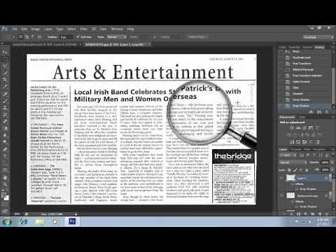 How to Make a Magnifying Glass Effect in Photoshop CS6