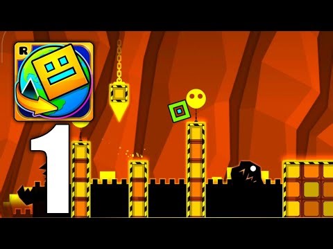 Geometry Dash World - First Gameplay Walkthrough Part 1 (Android, IOS)