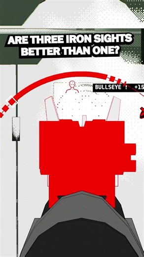 Are 3 sights better than 1? Probably not. #indiedev #indiegame #simulation
