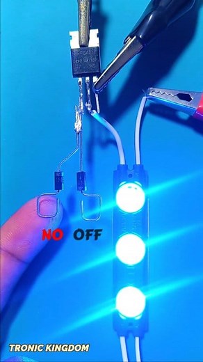 When You Flip This Diode… Look What Happens! 😳💡 #Electronics #TechShorts #LEDTest #Diode #IRF640N #LearnElectronics | Tronic kingdom