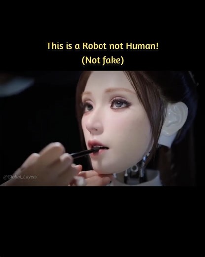 This robot has human expressions! #cutegirl #robot #tech #humanoidrobot #amazing #anime