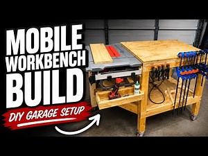 DIY Rolling Workbench | Perfect for Any Garage!