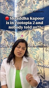 Shraddha kapoor in Zootopia 2 Hindi dubbed hits different 🐰#shraddhakapoor #ytshorts #zootopia2 #fy