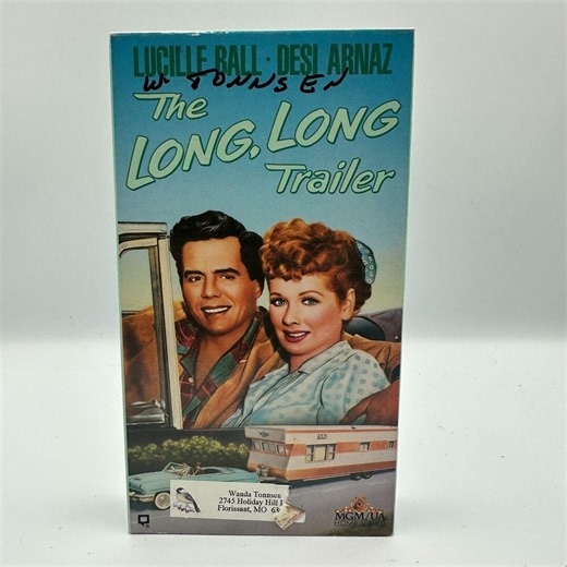 The Long Long Trailer VHS Movie 1954 Lucille Ball Desi Arnaz Not Rated Comedy - Etsy UK