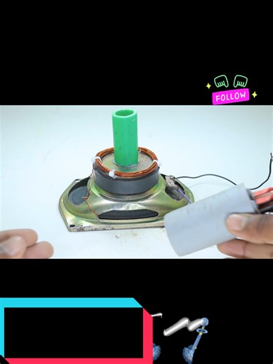 Speaker Magnet 42000W Free Energy Device 220Volt Electricity Automatic Generator At Home #f #viral #public #fyp #freeenergy