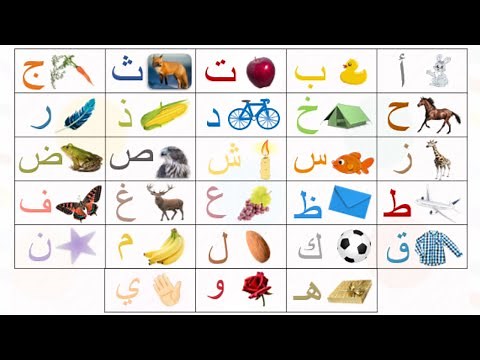 (…أ، ب، ت) تعلم حروف اللّغة العربية | Learn Arabic Alphabets
