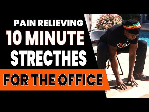 10 Minute Seated Stretches At Work- Low Impact | Chair Workouts