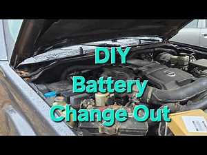 DIY Battery change out #diyautorepair #2012nissanpathfinder #batterycharge @frugalmanoutdoors