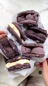 Blueberry Ice Cream Sandwiches!
