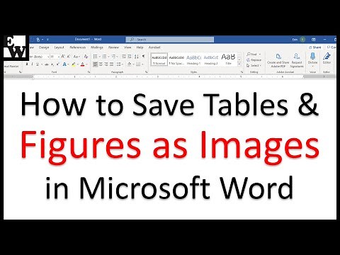 How to Save Tables and Figures as Images in Microsoft Word (PC & Mac)
