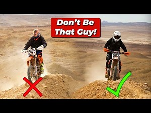 Don't do this if you want to lose your riding friends | Tips for Trail Etiquette