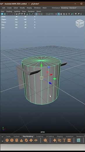 Hard Surface Modeling in Maya - Towel Stand 3D Modeling Tutorial #mayatutorials #mayamodeling