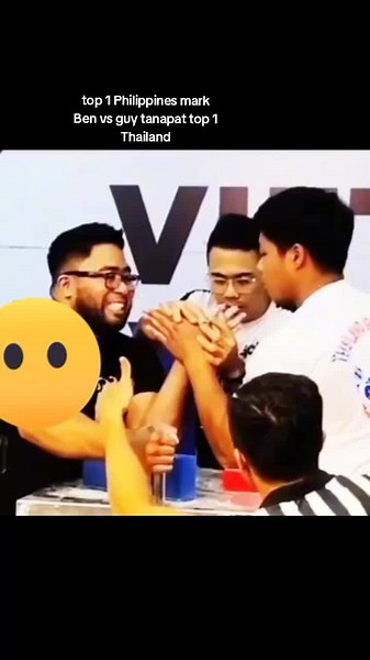 Armwrestling Showdown: Mark Ben vs Guy Tanapat