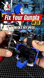 Fix Your Gunpla: How to Repair Broken Part-Connecting Pegs #gunplatips #fixyourgunpla #gunplarepair #gunplatutorial | Kogic's G Studios