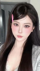 If you have ordinary features you must try the sweet girl makeup#Contrast#Makeup change#Sh